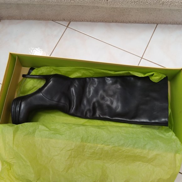 Maxstudio Apres KneeHigh leather stiletto Platform Size 6 - EUC - Picture 11 of 12